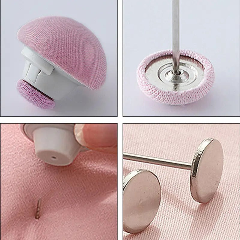 Multi-Functional Bedding Accessories Cotton Blanket & Curtain Needles (Pack of 20), Spring Clips, and Duvet Cover Fasteners - Keep Bedding Secure Set of1, Multicolor