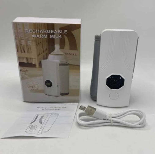 Baby Bottle Warmer Rechargeable USB Breastmilk Bottle LCD Display πΌπ