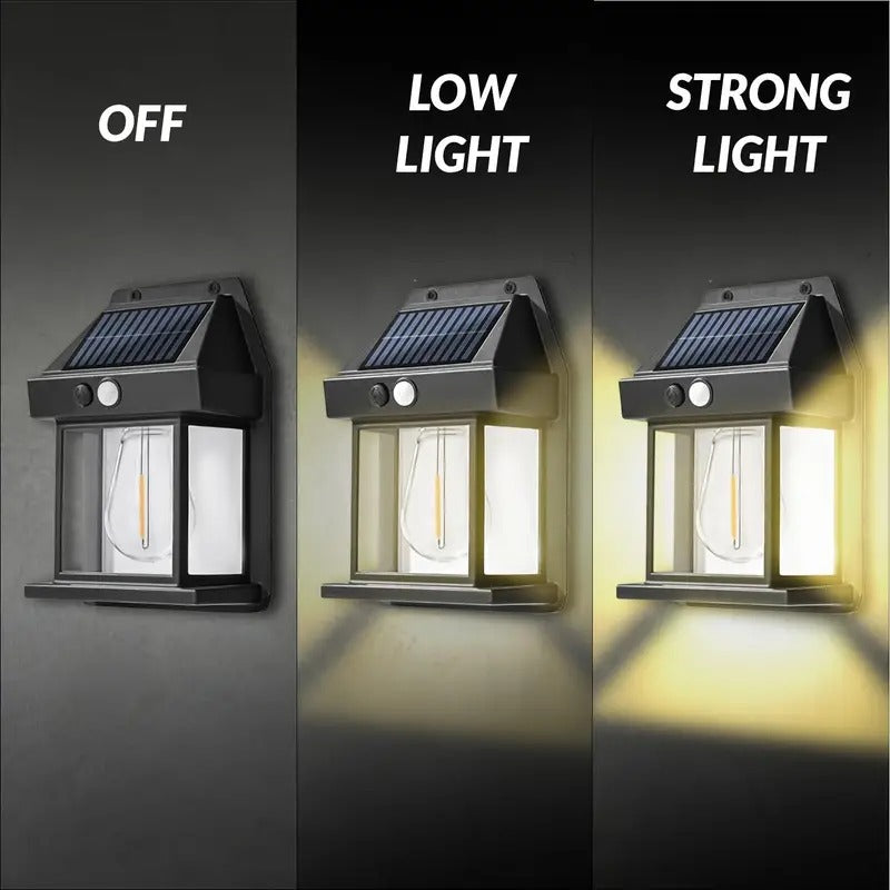 Solar motion Wall Bulb