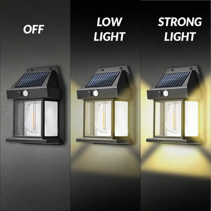 Solar motion Wall Bulb