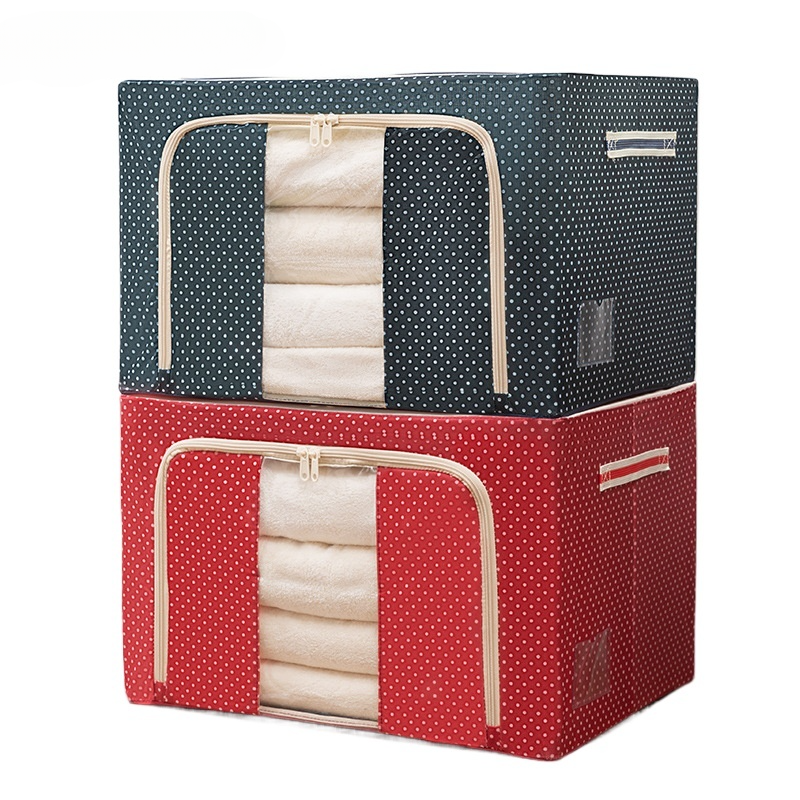66 LTR Foldable Steel Frame Cloth Storage Bag