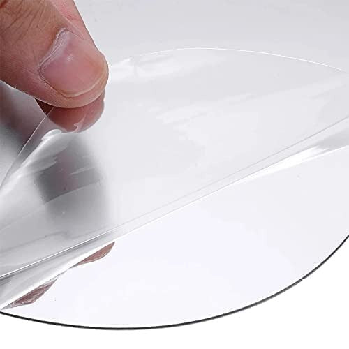 Plastic Oval Shape Adhesive Mirror Sticker for Wall On Tiles Bedroom Living Room Basin Mirror Bathroom Wall Mirror Both Side Sticker Acrylic Wall Mirror (Pack of 10)