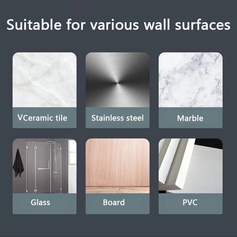 Adhesive Plastic Male Female Wall Sticker Hooks pack of 5