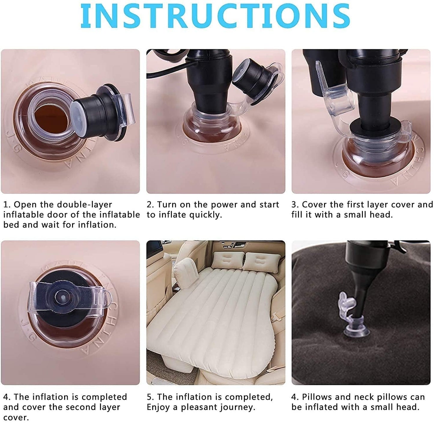 Car Bed Sofa With Electric Air Pump