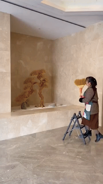 100 inch Microfiber Gray Fan mop cleaner