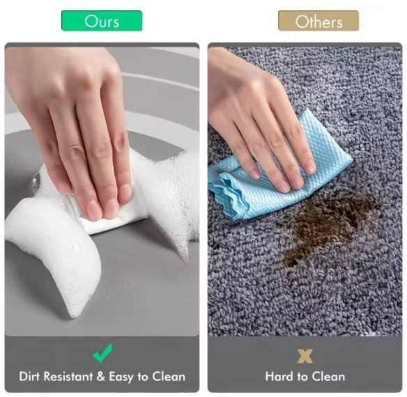 Quick Dry Crystal Velvet Kitchen Mat (2 Pcs Set)